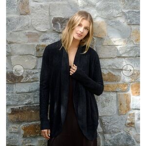 Barefoot Dreams Black Cozy Cardigan